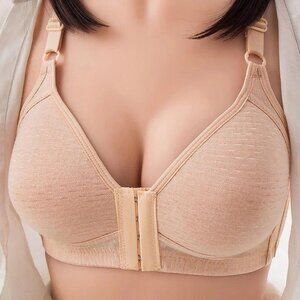 Push Up Bra Women Front Closure Wireless Lingerie Bras Vest Bralette Underwear